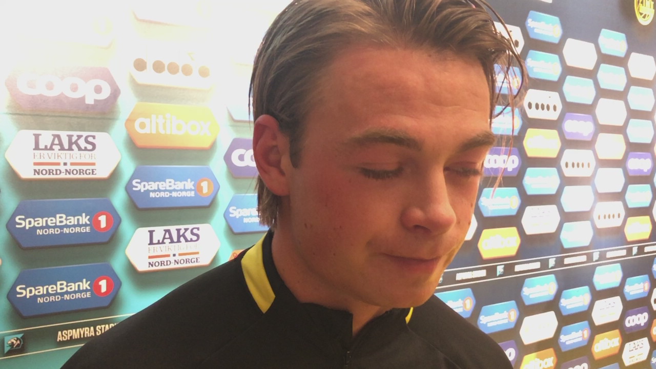 Patrick Berg etter kampen mot Brann